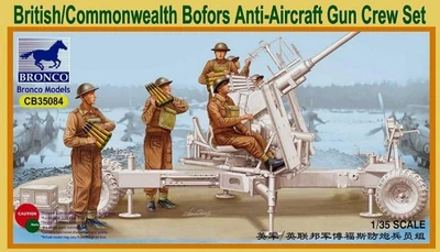 CB35084  фигуры  British/Commonwealth Bofors Anti-Aircraft Gun Crew Set  (1:35) 4544032681609