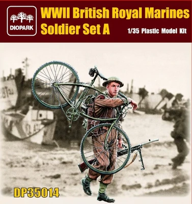 DP35014  фигуры  WWII British Royal Marines Soldier Set A  (1:35) 4589936636461