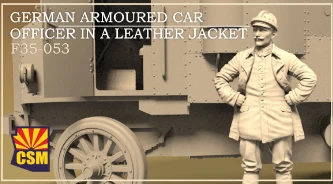 F35-053  фигуры  German Armoured Car Officer in a Leather Jacket  (1:35) 2000002147756