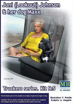MB24045  фигуры  Joni Johnson & her dog Maxx Truckers series  (1:24) 2000000096896