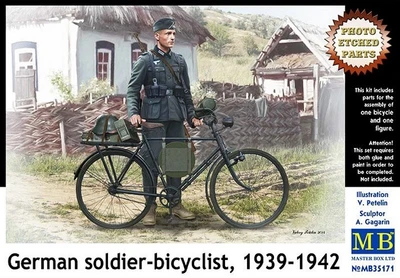 MB35171  фигуры  Немецкий солдат-велосипедист, 1939-1942  (1:35) 2000000070636