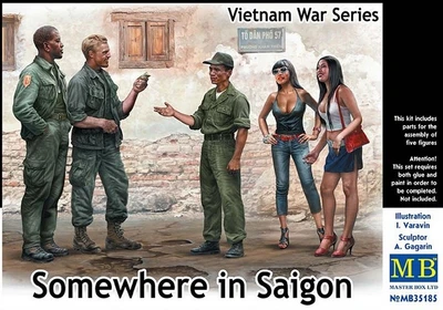 MB35185  фигуры  Somewhere in Saigon, Vietnam War Series  (1:35) 2000000083322
