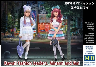 MB35187  фигуры  Kawaii fashion leaders. Minami and Mai  (1:35) 2000000077291