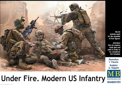 MB35193  фигуры  Modern US Infantry. Under Fire  (1:35) 2000000084688