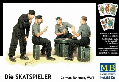 MB3525   фигуры  Die Skatspieler German Tankman, WW II  (1:35) 4820041760307