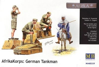 MB3559  фигуры  AfrikaKorps: German Tankman  (1:35) 4820113080142
