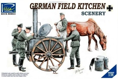 RV35045  техника и вооружение  German Field Kitchen Scenery  (1:35) 6953391900562