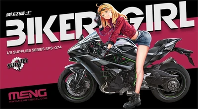 SPS-074  фигуры  Biker Girl  (1:9) 4897038552702
