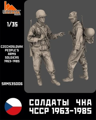 SRms35006  фигуры  Набор 2 фигуры. Солдаты ЧНА ЧССР 1963-1985  (1:35) 2000002133971