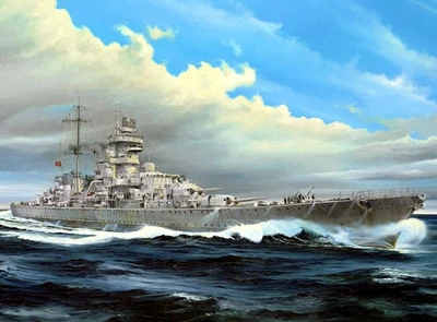 05313  флот  German Heavy Cruiser Prinz Eugen 1945  (1:350) 9580208053134