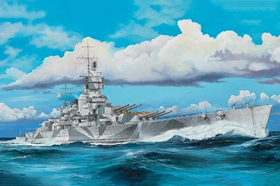 05320  флот  Italian Navy Battleship RN Vittorio Veneto 1940  (1:350) 9580208053202
