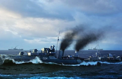 05333  флот  HMCS Huron Destroyer 1944  (1:350) 958020805333