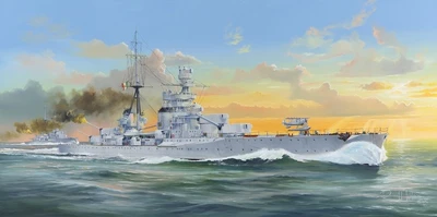 05347  флот  Italian Heavy Cruiser Zara  (1:350) 9580208053479