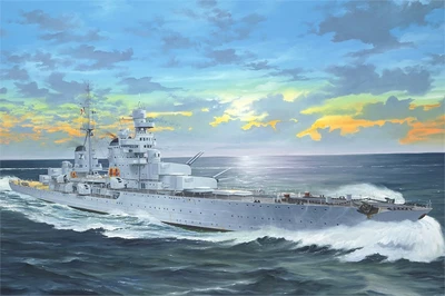 05381  флот  Italian Heavy Cruiser Pola  (1:350) 9580208053813