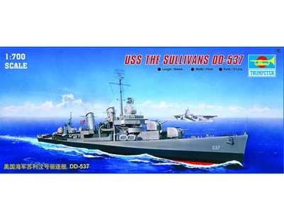 05731  флот  USS The Sullivans DD-537 (1:700) 9580208057316