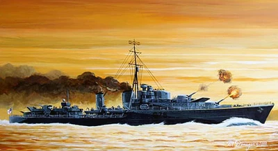 05757  флот  Tribal-class destroyer HMS Eskimo (F75)1941  (1:700) 9580208057576