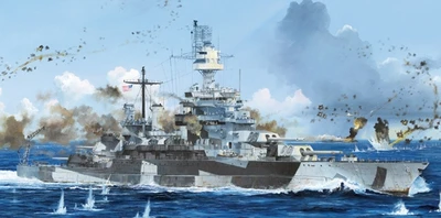 05768  флот  USS Colorado BB-45 1944  (1:700) 9580208057682
