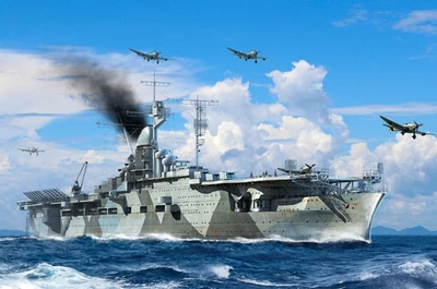 06709  флот  German Navy Aircraft Carrier DKM Graf Zeppelin  (1:700) 9580208067094