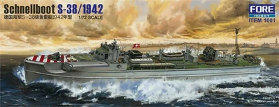 1001  флот  Schnellboot S-38 1942  (1:72) 6974540040014