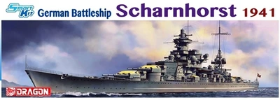 1036  флот  German battleship Scharnhorst 1941г. (smart kit)  (1:350) 89195810366