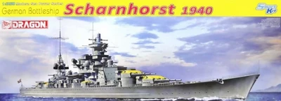 1062  флот  German battleship Scharnhorst 1940г. (smart kit)  (1:350) 89195810625