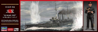 30071  флот  IJN Battleship Mikasa "The Battle of the Japan Sea 1905" w/ metal figure  (1:700) 2000002215011
