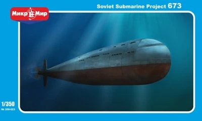 350-023  флот  Soviet Submarine Project 673  (1:350) 4589913211513