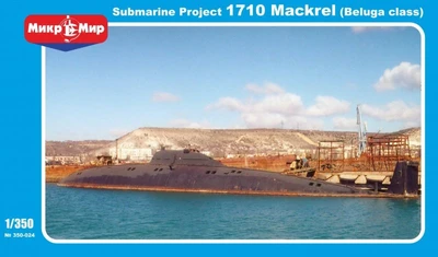 350-024  флот  Soviet Submarine Project 1710 Mackrel (Beluga Class)  (1:350) 2000000232539