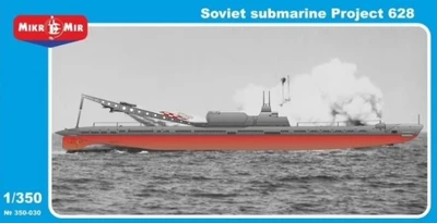 350-030  флот  Soviet submarine Project 628  (1:350) 4589913210646