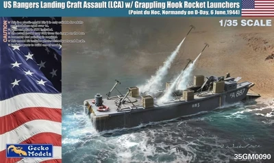 35GM0090  флот  Rangers Landing Craft Assault (LCA) w/Grappling Hook Rocket Launchers  (1:35) 4892667350903