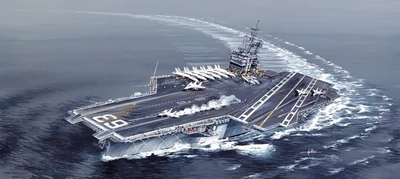 5522  флот  U.S.S. KITTY HAWK CV-63 (1:720) 8001283055222