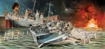 5619  флот  Vosper MTB 74 St. Nazaire Raid (1:35) 2000002096245