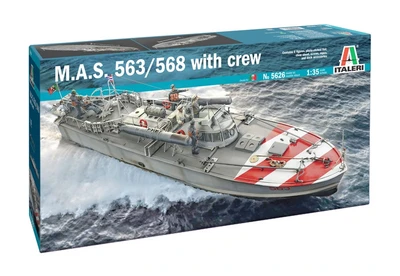 5626  флот  M.A.S. 563/568 with crew  (1:35) 8001283056267