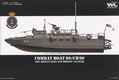 6293  флот  Sweden CB-90 FSDT Assault Craft CB 90/Combat Boat 90 1991-present  (1:35) 4897061660252