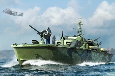 64801  флот  U.S. Navy Elco 80 Motor Patrol Torpedo Boat Late Type  (1:48) 9580208648019