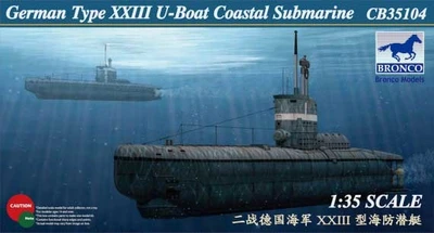 CB35104  флот  German Type XXIII U-Boat  (1:35) 4544032692292