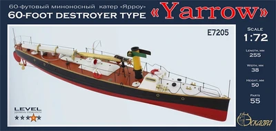 E7205  флот  60-футовый миноносный катер "Ярроу"  (1:72) 2000000218601