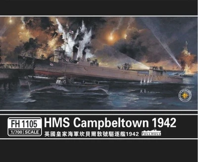 FH1105  флот  HMS Campbeltown 1942  (1:700) 6921970400444