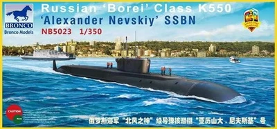 NB5023  флот  Russian SSBN Borei Class - K-550 Alexander Nevskiy (1:350) 4544032692209