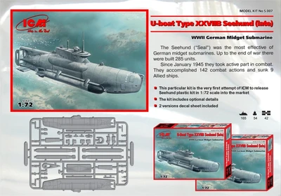 S.007  флот  “Seehund”(поздняя) (1:72) 2000000004198