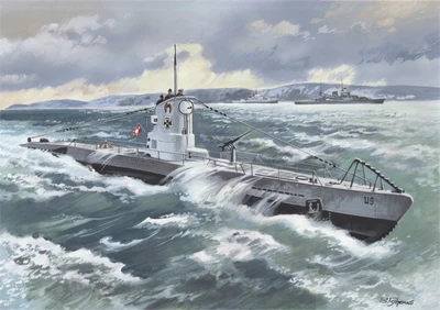 S.009  флот  U-Boat Type II B (1:144) 2000000009346