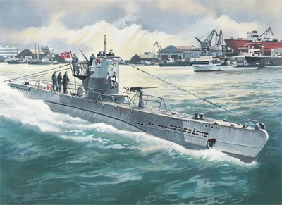 S.010  флот  Германская подводная лодка Typ II B (1:144) 2000000052243