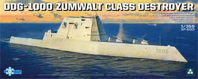 SP-6001  флот  DDG-1000 USS Zumwalt class Destroyer  (1:350) 4897051422143