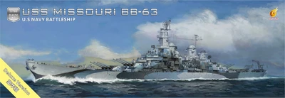 VF700909DX  флот  USS MISSOURI BB-63 (Deluxe Edition)  (1:700) 763659819422