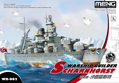 WB-002  флот  Warship Builder Scharnhorst 4897038559015