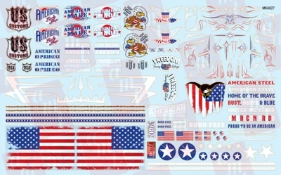 MKA027  декали  American Pride Graphics  (1:25) 2000002187752