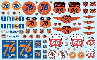 MKA032  декали  Phillips 66 & Union 76 Trucking Decal Set  (1:25) 2000002187769