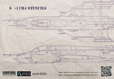 MMD48006  декали  С-17М4 технические надписи  (1:48) 2000000255682