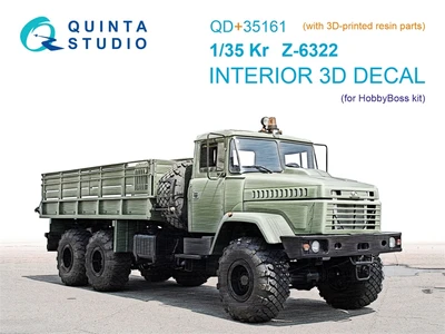 QD+35161  декали  3D Декаль интерьера кабины КР@З-6322 (HobbyBoss) (с 3D-печатными деталями)  (1:35) 2000002202103