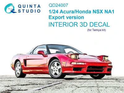 QD24007  декали  3D Декаль интерьера кабины Acura-Honda NSX NA1 Export version (Tamiya)  (1:24) 2000002159131